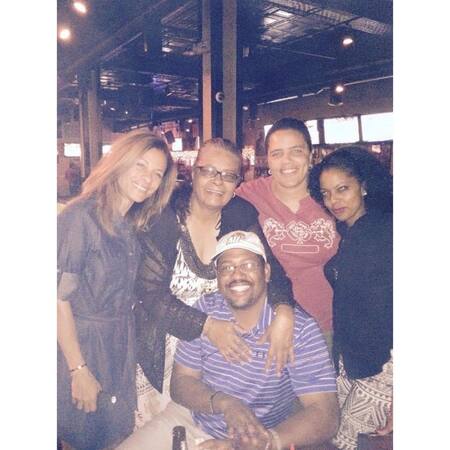 Sonya Adams and her siblings took a picture during a reunion.